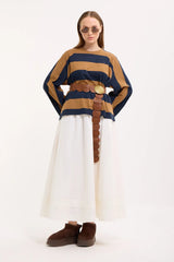 Streifen-Sweatshirt im Oversize-Look