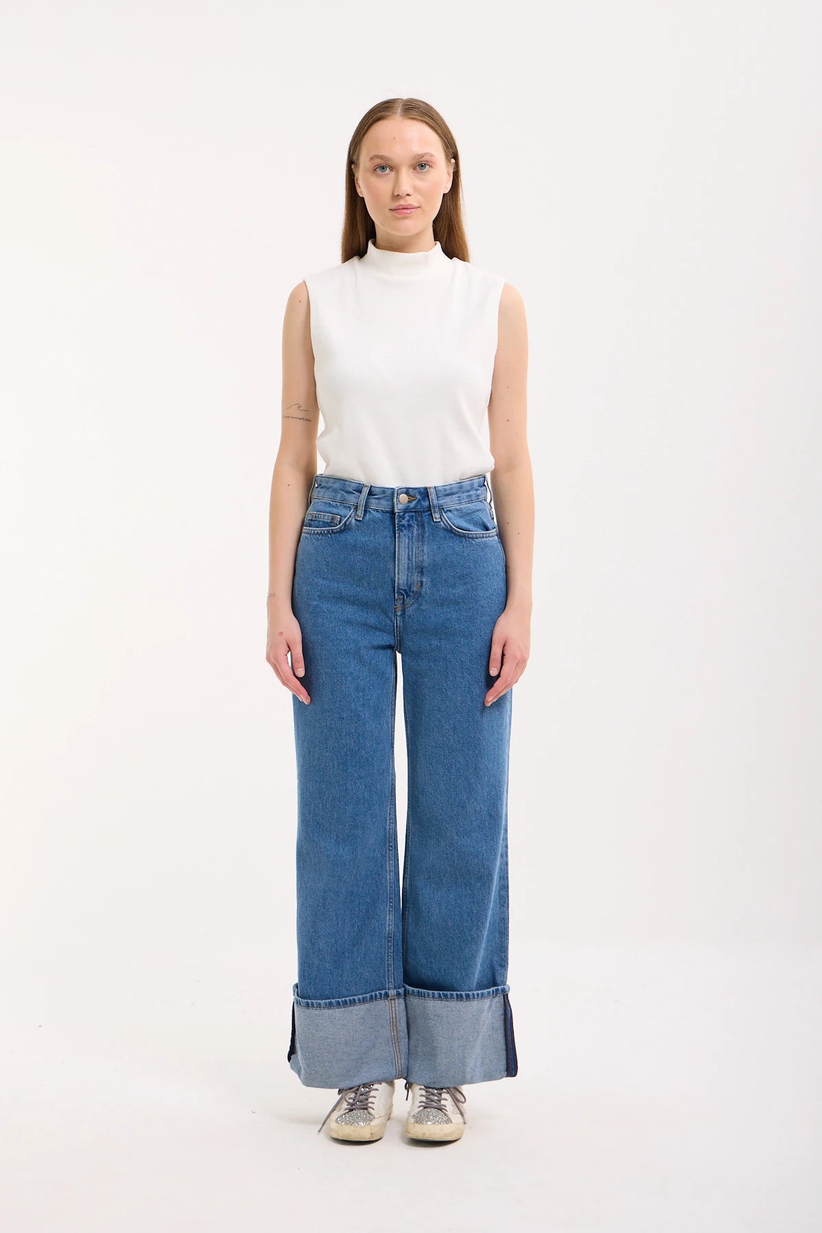 Turn-Up Jeans