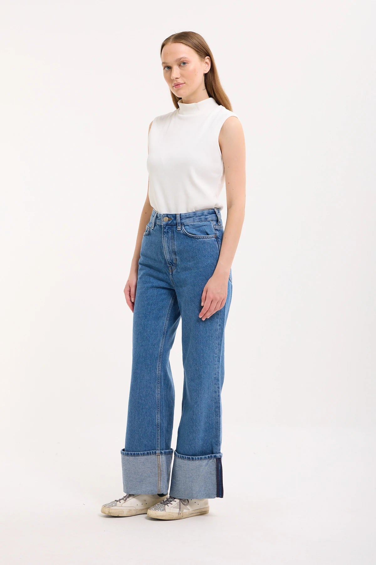 Turn-Up Jeans