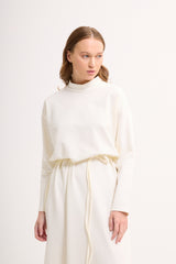 Baumwoll-Maxikleid mit Taillengürtel
