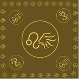 Polysilk Satin-Halstuch „Horoskop-Edition“