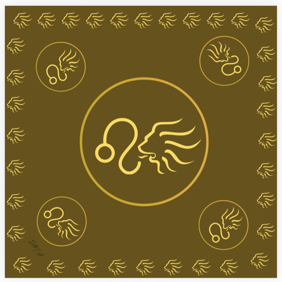Polysilk Satin-Halstuch „Horoskop-Edition“