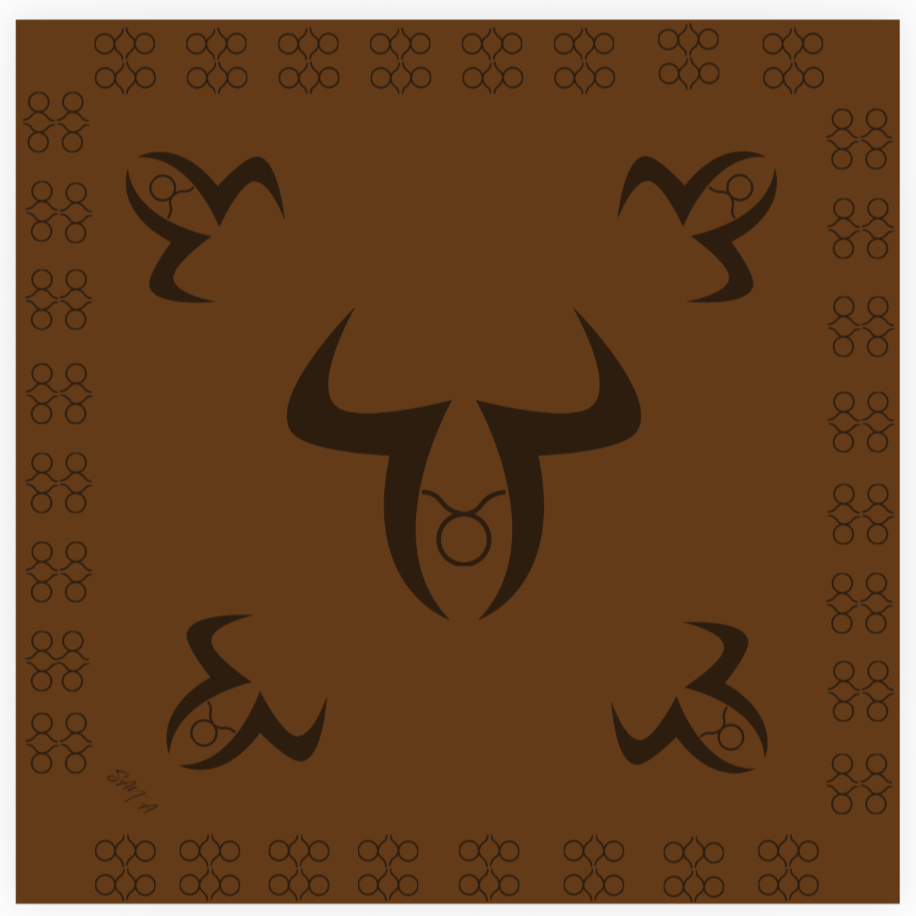 Polysilk Satin-Halstuch „Horoskop-Edition“
