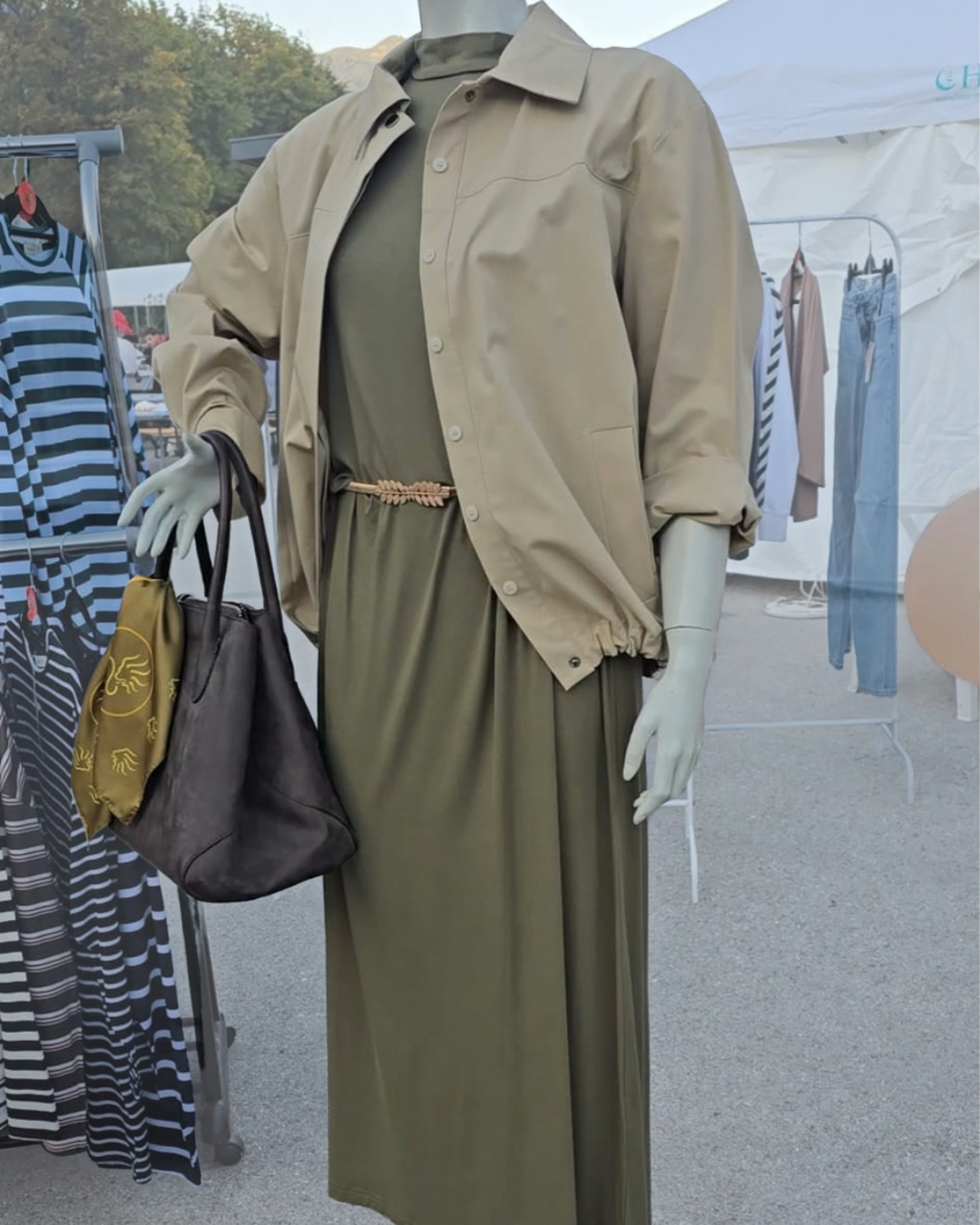 Bomberjacke aus Gabardine