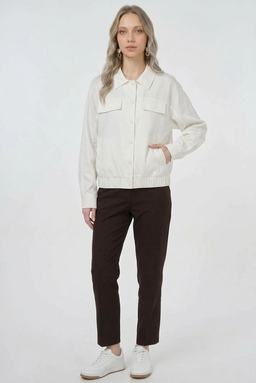 Kurzjacke mit Brusttaschen