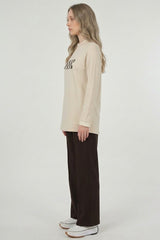 Sweatshirt mit Muster-Print