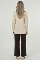 Sweatshirt mit Muster-Print