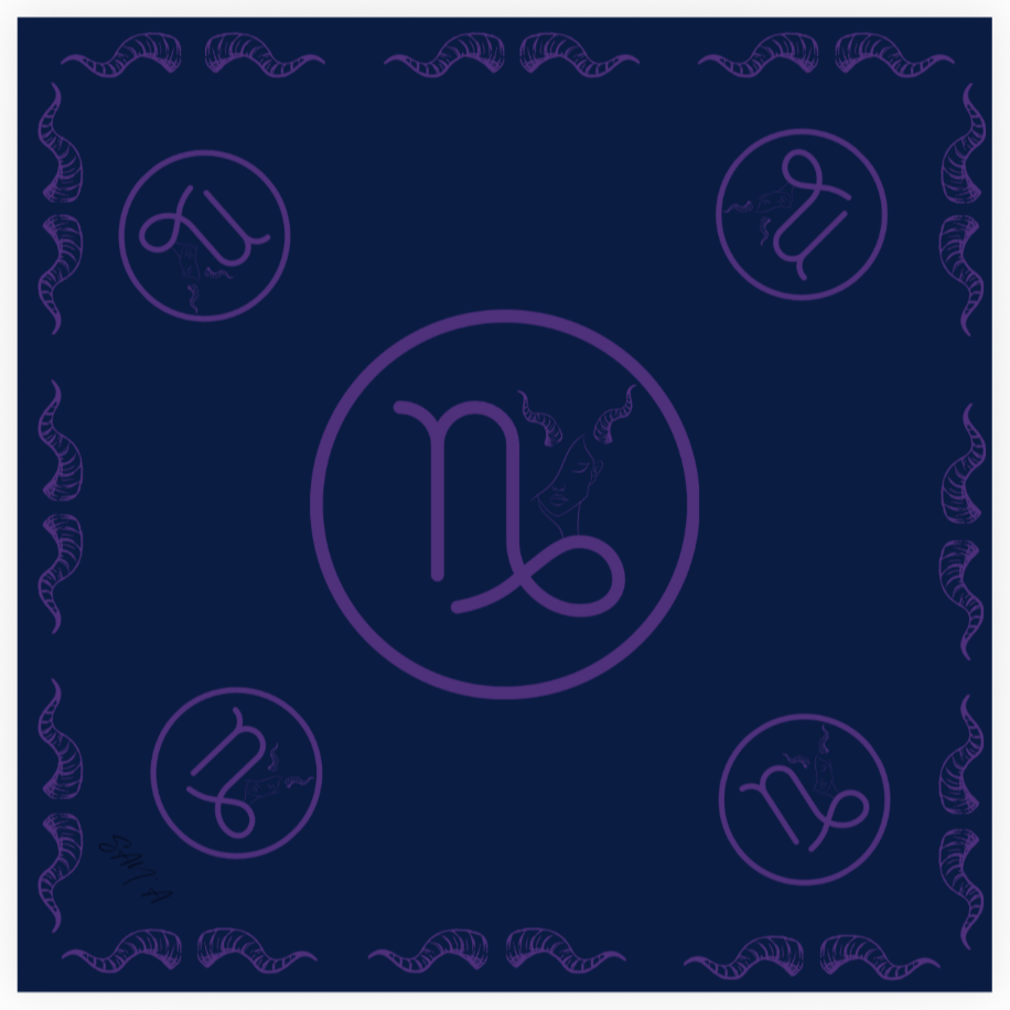 Polysilk Satin-Halstuch „Horoskop-Edition“