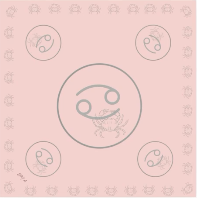 Polysilk Satin-Halstuch „Horoskop-Edition“