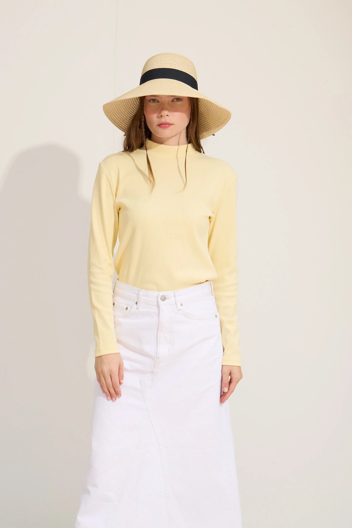 Long-sleeved top made from 100% cotton