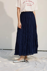Premium maxi crash skirt made of light voile fabric