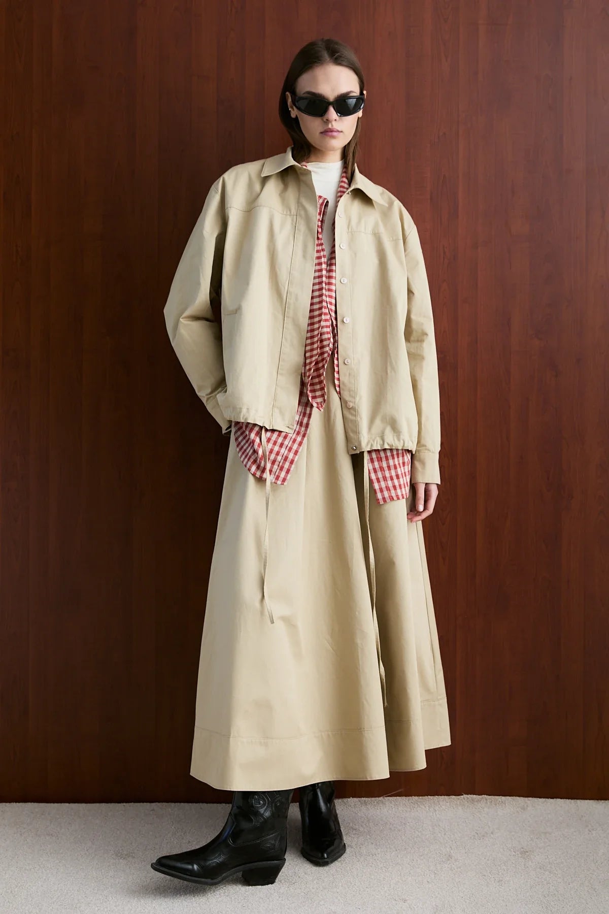 Bomberjacke aus Gabardine