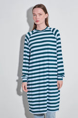Streifen-Long-Tunika im Loose-Fit 100cm