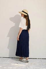 Premium maxi crash skirt made of light voile fabric