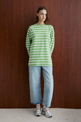 Basic-Sweatshirt mit Taillengürtel