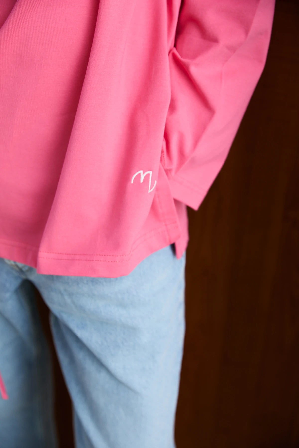 Basic-Sweatshirt mit Taillengürtel