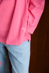 Basic-Sweatshirt mit Taillengürtel
