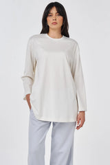 Sweatshirt mit Zierstich-Details