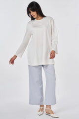 Sweatshirt mit Zierstich-Details