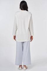 Sweatshirt mit Zierstich-Details