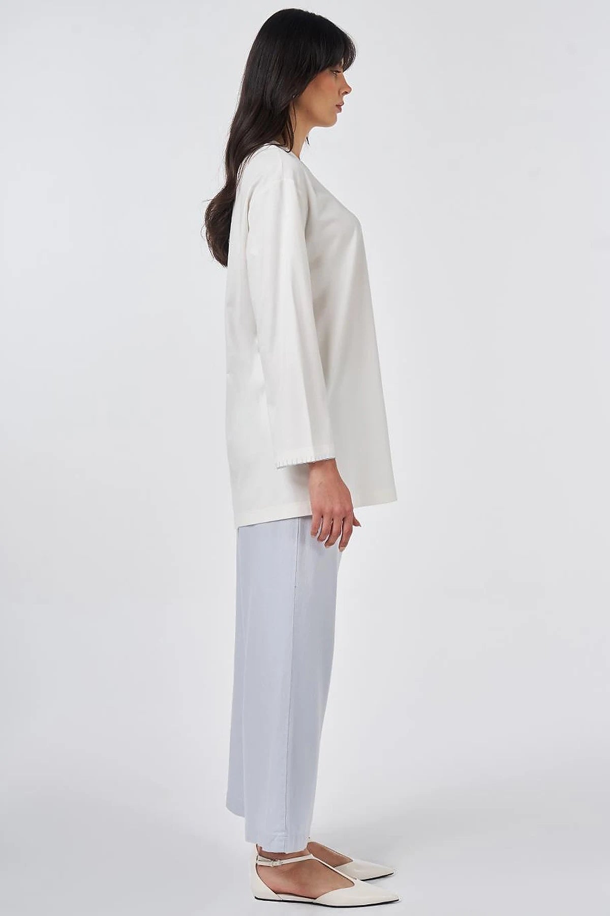 Sweatshirt mit Zierstich-Details