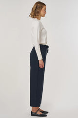 Casual Stoffhose im Relaxed Fit mit Kordelzug