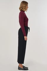 Casual Stoffhose im Relaxed Fit mit Kordelzug